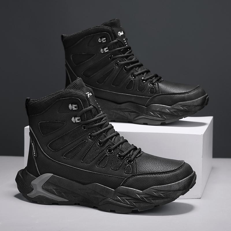 Autumn Winter High Top Tactical Boots Outdoor Climbing Training Shoes Men Hiking Camping Ultralight Breathable Ankle Boots New