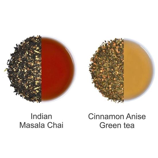 Octavius Gourmet Tea Collection | Spice Trail - Set of 2 Tins | Gift Set For Family