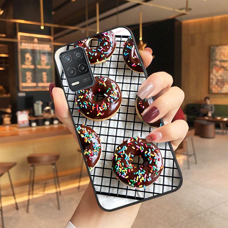 Sweet Donuts Shell Phone Cover For Oppo Realme 8Pro 6PRO 6i 7pro 9i 9pro C11 C21Y C21 C25Y C25S C3 Q3S XT Cases Coque