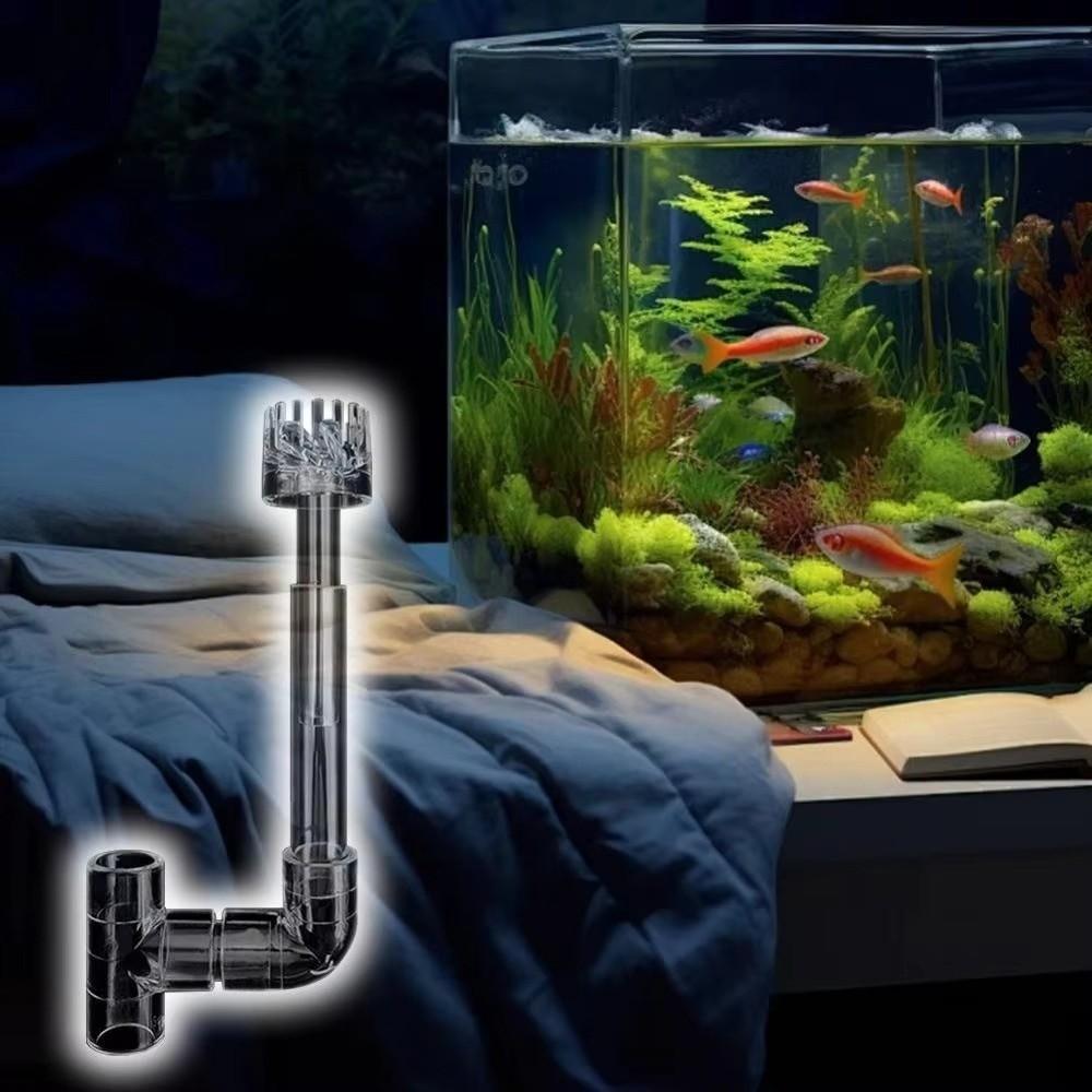 Surface Aquarium Water Plant Tank Filter Water Plant Acrylic Lily Pipe Spin Fish Tank Accessories