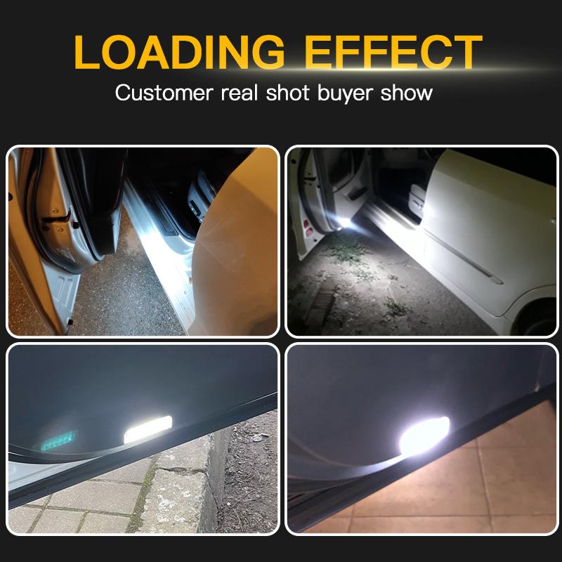 1pc/2pcs LED Door Courtesy Interior Footwell Light Luggage Trunk Glove Box Lamp for BMW 3-Series F30 2012-u X1 E84 LCI 2013-up
