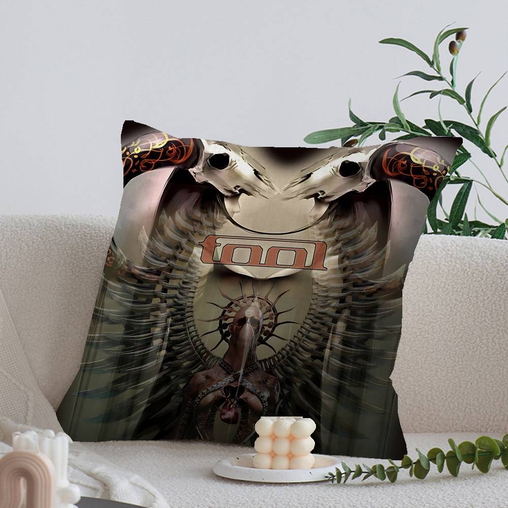 1Pc Veteran Rock Band T-Tool Cushion Cover Car Throw Pillow Case For Sofa Car Christmas Gift 40X40Cm 45X45Cm