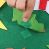 Christmas Decoration Wall Hanging Christmas Tree Felt   Holiday Party Ornament with LED