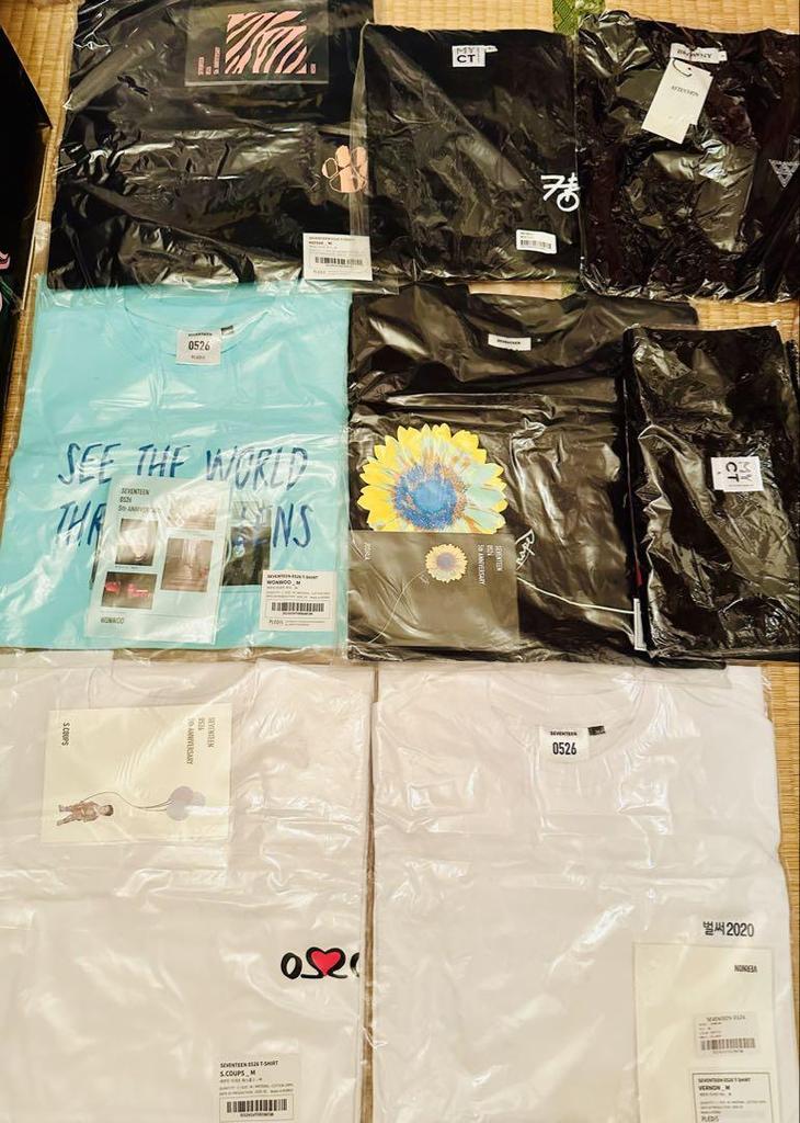 [USED] SEVENTEEN 17'sCUT 3rd Anniversary / 5th Anniversary T-shirt