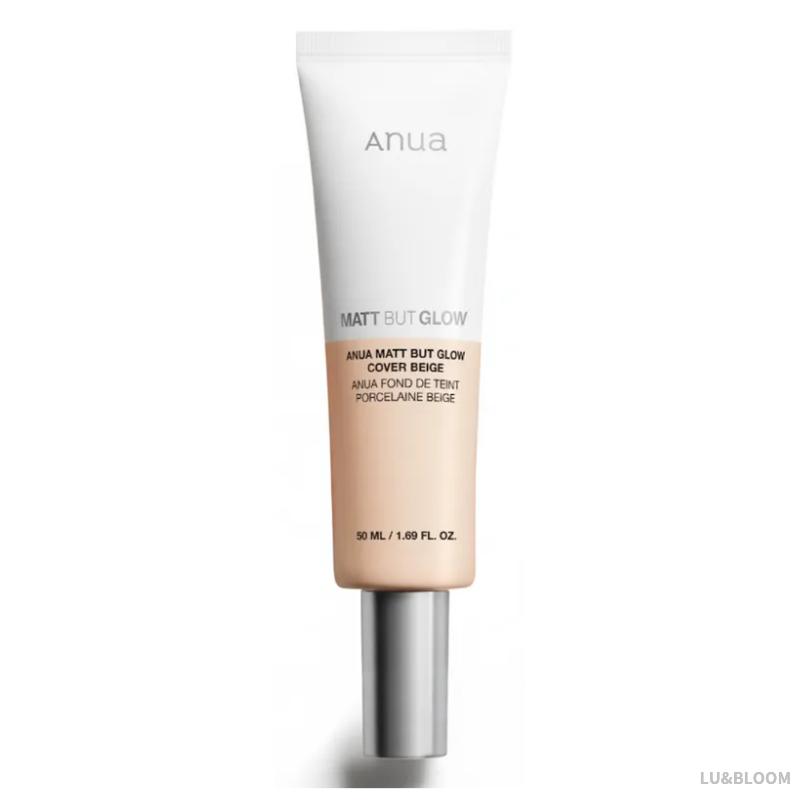 Anua Foundation-Free Matte but Glow Cover Beige 50ml (+Free gift)