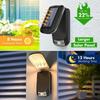 Foldable Solar Wall Light with Remote Control 3 Modes LED Solar Lamp IP65 Waterproof Outdoor Garden Wall Light