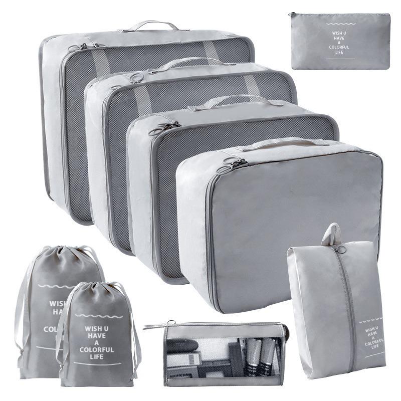 Large Capacity Foldable Travel Storage Bag Set - 7 Pieces