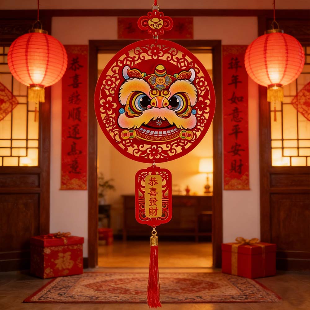 Blessing Words Spring Festival Wall Hanging Traditional Door Sign New Year Pendant  Home