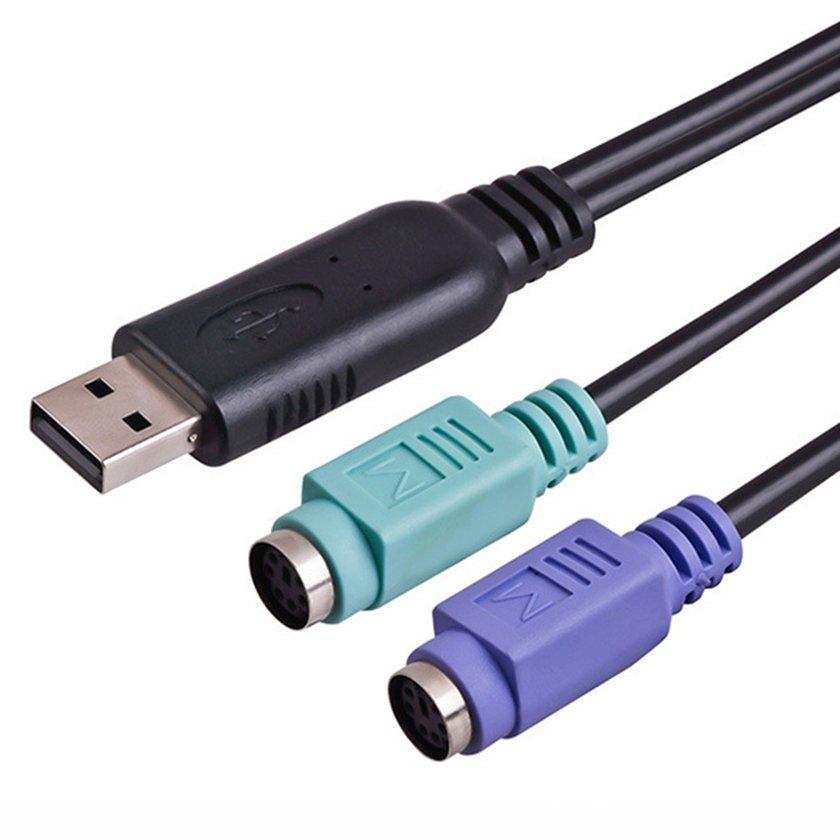 Buy ICOCO Miss You Usb To Ps2 Cable Mouse Keyboard USB To PS2 Adapter ...