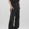 2024 Men's Irregular Cut Zipper Flared Casual Trousers - Trendy Deconstructed Style