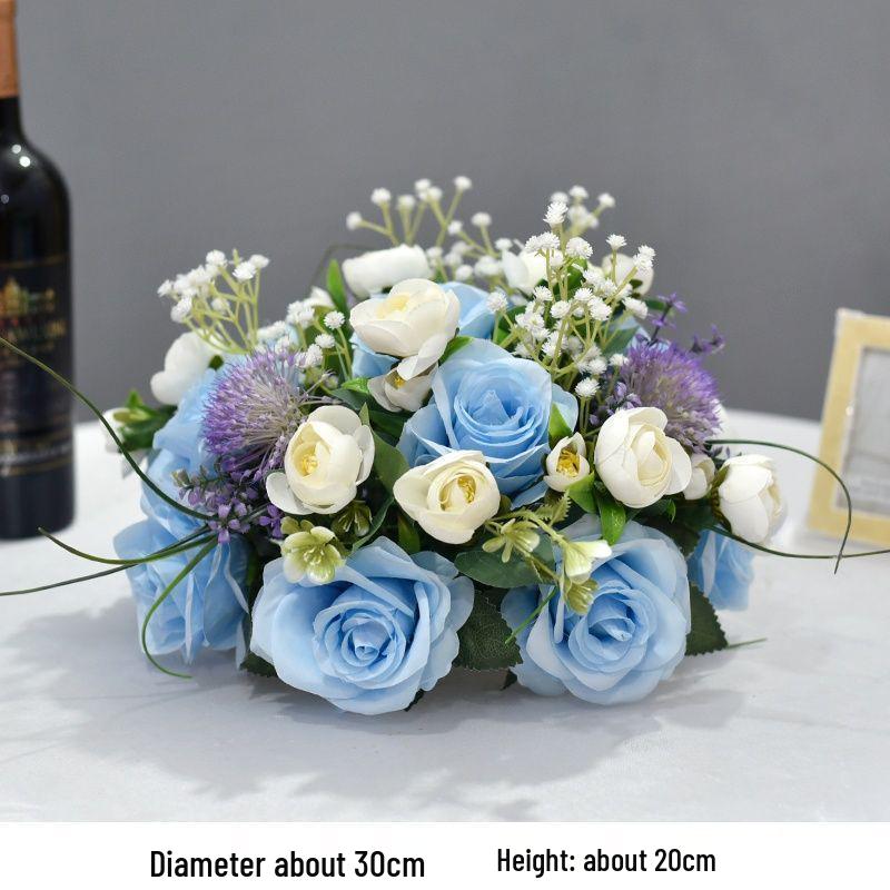 Japanese-Style Floral Art Dining and Bedside Table Arrangement