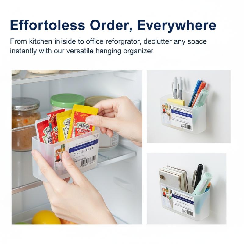 Side Door Cheese Slice Holder for Refrigerator Hanging Organizer Food Safe Box for Fridge Sliced Cheese Storage