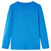 Kids Long Sleeve T Shirt Cobalt Blue Size 116
