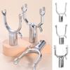 U Shaped Clothes Fork Head Portable Clothes Rod Metal Head Laundry Hanging Fork  Balcony