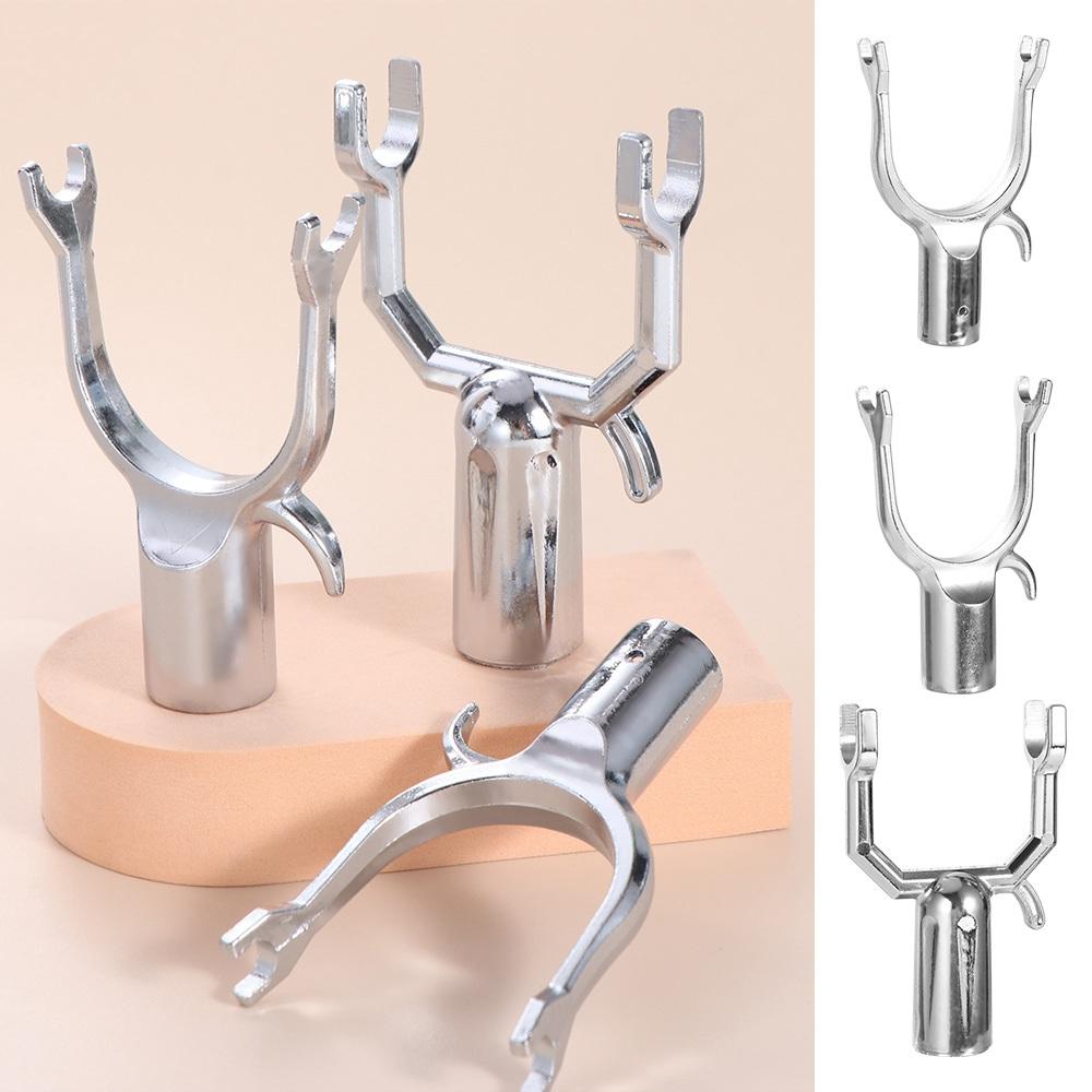 U Shaped Clothes Rod Joint Aluminum Zinc Zinc Alloy Clothes Rod Metal Head Clothes Fork Head  Placing Clothes