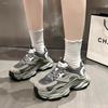 Internet celebrities thick-soled heightening dad shoes women's autumn 2025 new Shishang versatile breathable casual sports running shoes