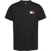 Tommy Jeans Mens Flag Crew Neck Slim T-Shirt