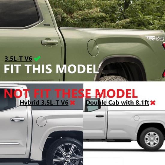Carbon Fiber Style Fuel Tank Gas Door Cover Trim For Toyota Tundra +
