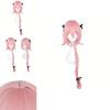 Fate Apocrypha Astolfo Cosplay Perücke mit rosa Einzelzöpfen für Anime-Kostüm-Enthusiasten