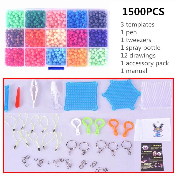 

Diy Water Spray Magic Sticky Beads Toy Set Children S Handmade Puzzle Craft Kit Sensory Crystal Beads Kids Art Educational Gifts