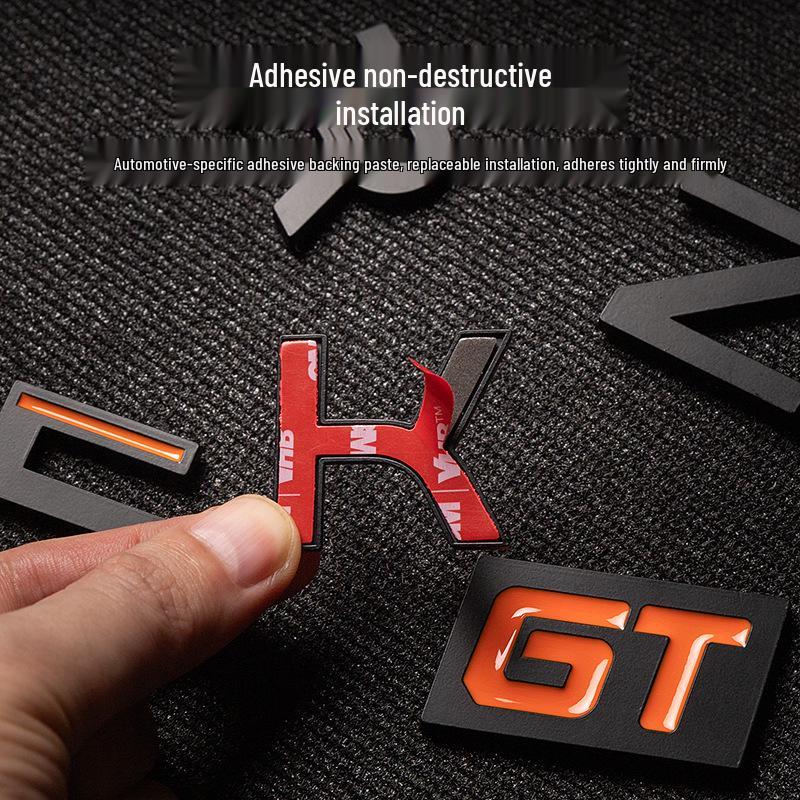 Černý válečník Autoemblém pro modely Zeekr 007GT/001/7X/009/007