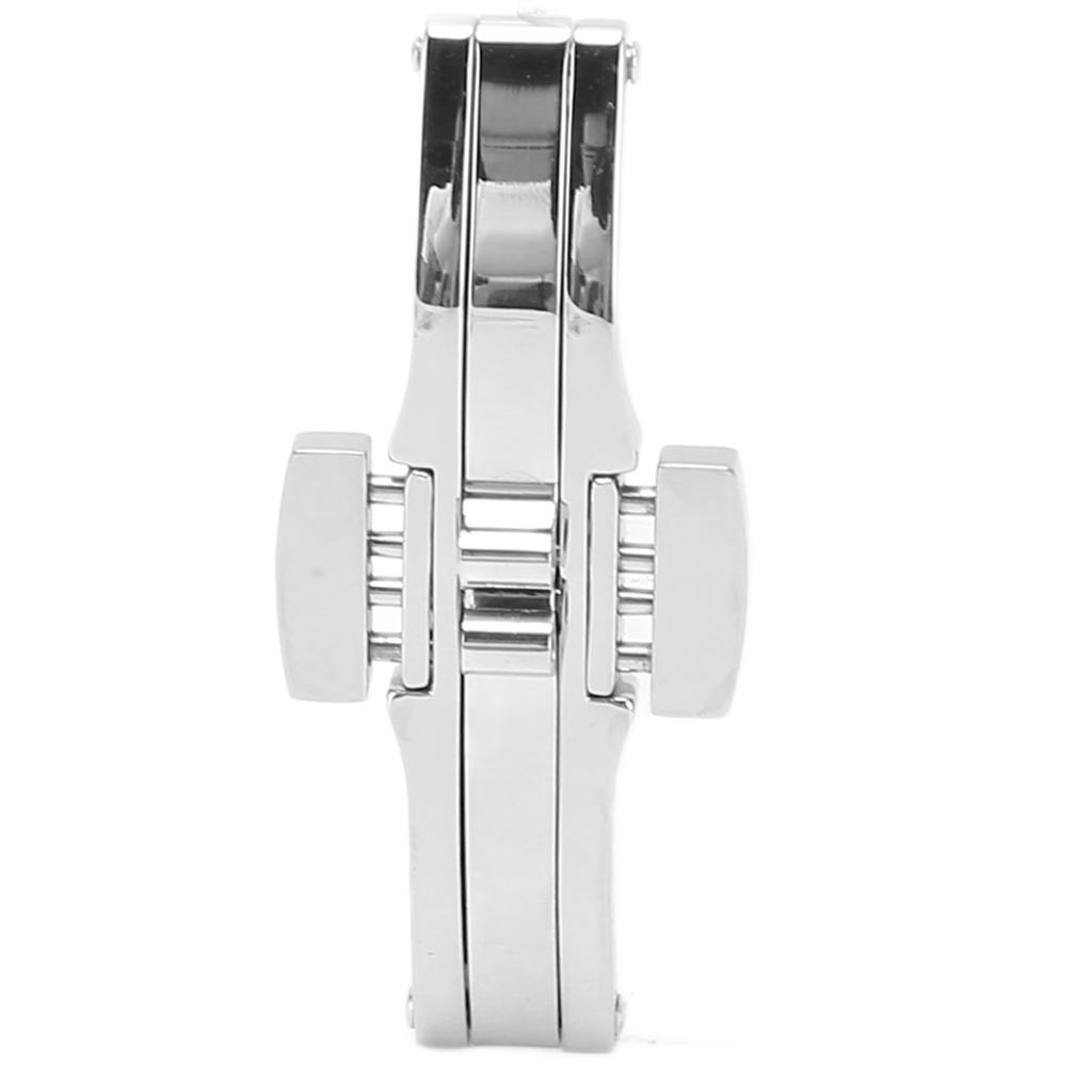 2.5?3mm Watch Clasp Stainless Steel Replacement Snap Bucle Deployment Watchband Clasp 2.5 X 14.5