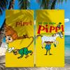 Zábavný P-Pippi Dlouhá punčocha Roztomilý Ručník Rychleschnoucí Plážové ručníky Jsou Vhodné Pro Bazény Kempování Jógu A Posilovnu