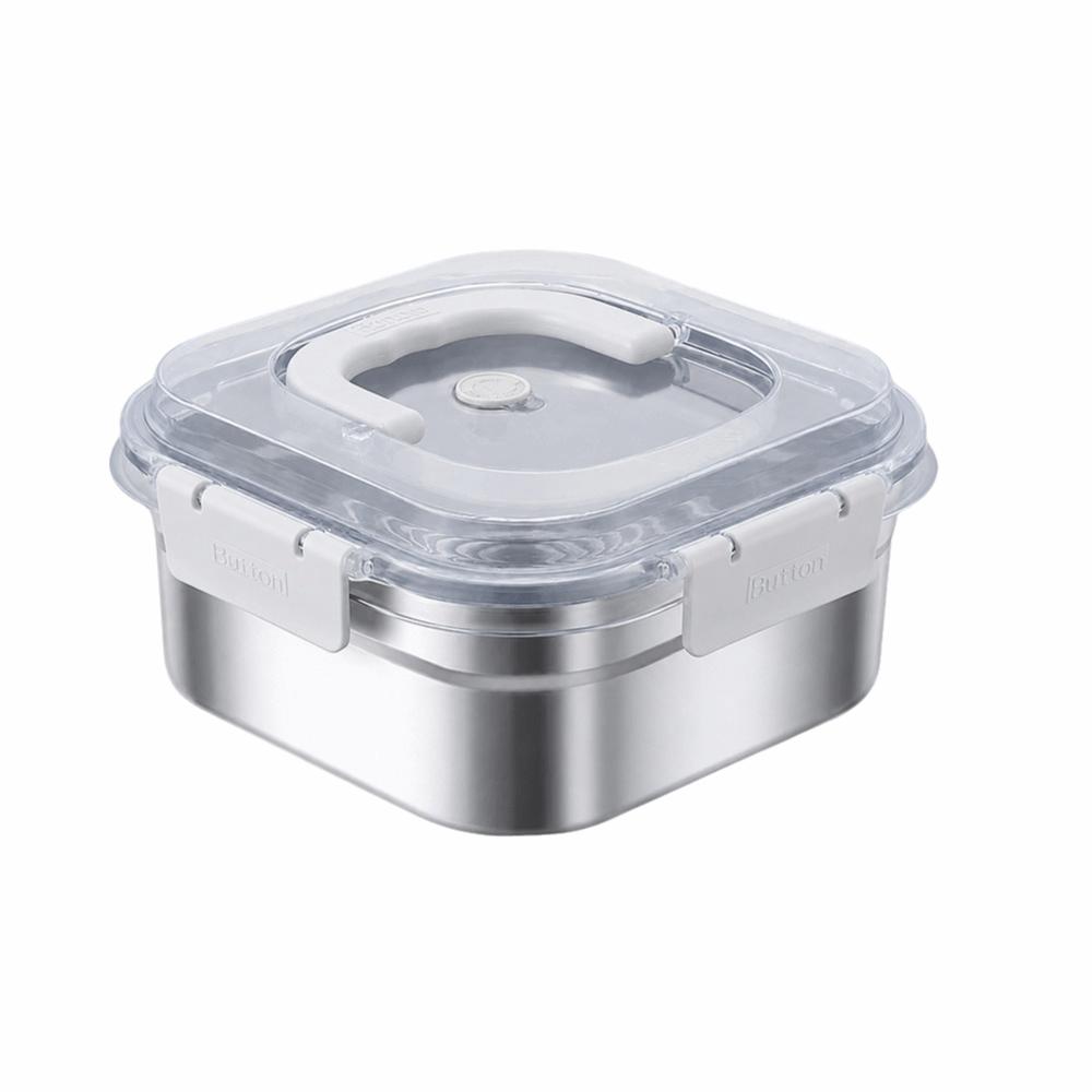Leakproof Sealed Storage Box Stainless Steel Bento Box Lidded Food Container Office Worker 1800ML