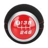 6 Speed Gear Shift Knob Manual Shifter Head Automotive Body Parts Replacement for Subaru Red