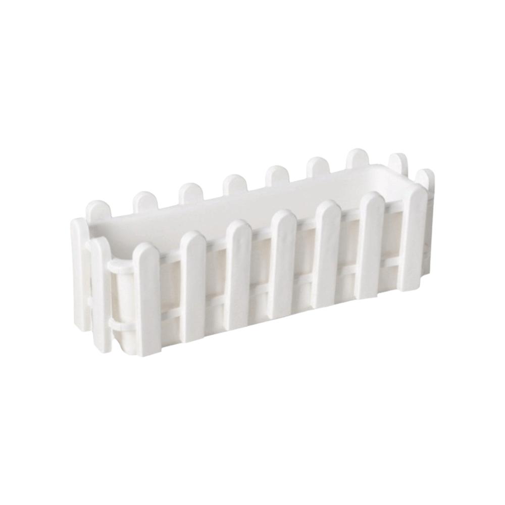 Small Planter Box Greenery Container Flower Arrangement Creative Fence Flowerpot Porch
