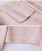 2025 Spring Women's Chinese Style Embroidered Beaded Jacket - Small, Loose, Slimming Fit