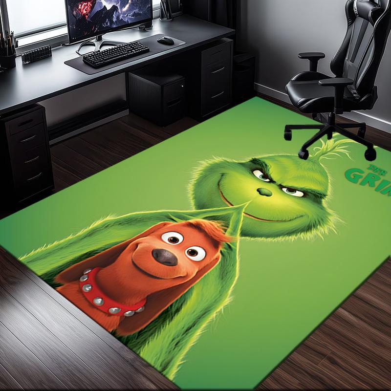 Christmas Comfort Rug Office Carpet Non-Slip Mat, Chair Rug Floor Covering for Gaming, Bedroom, Living Room , Home Decor Christmas Gift