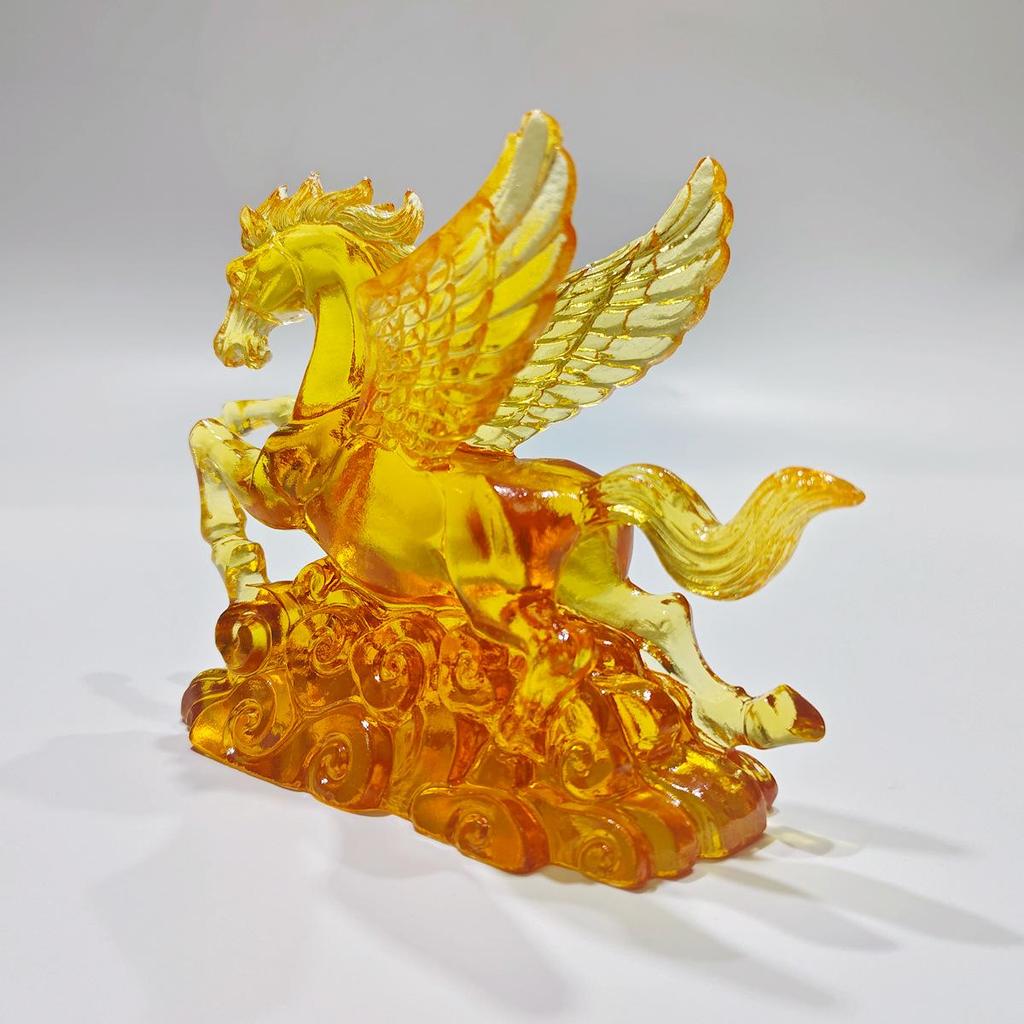 Glass Horse Ornament - Soaring To Success: Craft Decoration