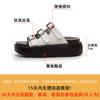 Women Wearing Beach Sandals In the Summer of 2025 New Thick-soled Versatile Women's Casual Belt Buckle Cool Slippers Open Toe