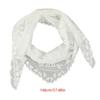 Lace Floral Scarf Headcovering Scarf Floral HeadScarf Summer Hijab Woman Floral Print Scarf Lace Triangle Scarf