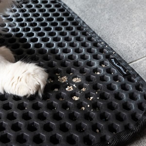 Tapis de litière - Clikatt - InnovaGoods - Blanc - Pour chat - Petit animal