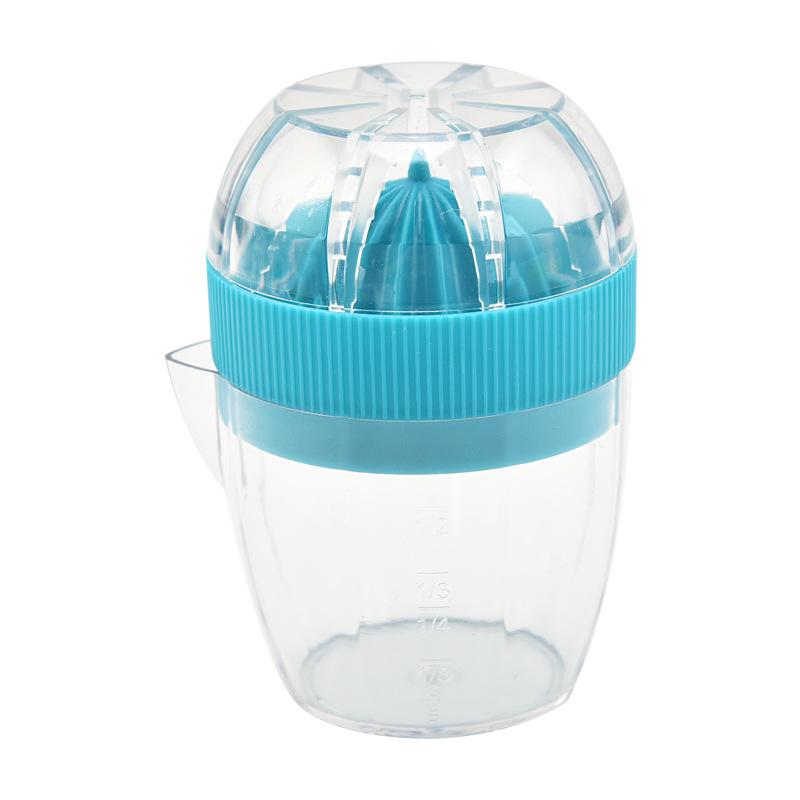 Lemon Squeezer With Lid Plastic Manual Lemon Juicer Orange Press Cup Citrus Squeezer with Pour Spout Fruit Tools Juice Squeezer