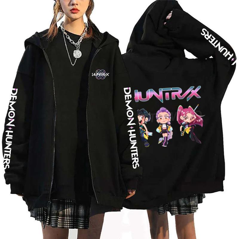 Unisex Hoodies KPop Demon Hunters Tops Coat Casual Toddle Sweatshirt Spring Autumn