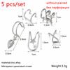 Neuer goldfarbener Metall-Ohr-Cuff Nicht-piercing Ohrclips Fake-Knorpelohrringe Clip-Ohrringe für Damen Herren Ohrschmuck