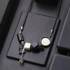 And American Style Unique Exaggerated Niche Necklace for Women, 2026 New Model, Purple Decorative Choker, Clavicle Chain, Stylish Sweater Chain