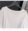 Plus Size Round Neck Loose Fit Mid-Length Short Sleeve T-Shirt for Women (200-350 Jin)