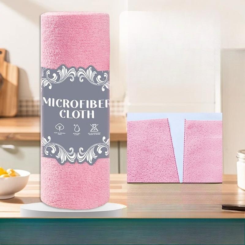 

Hand-wrapped Cleaning Cloth - Thick Kitchen Absorbent Cleaning Cloth for Removing Oil Stains and Grease. Home Use. Easy To Clean. Cleaning Towel. Cherry blossom pink 20pcs
