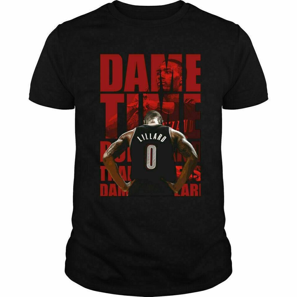 VTG Damian Lillard Tshirt Black Unisex Tee All Sizes JJ4305 L