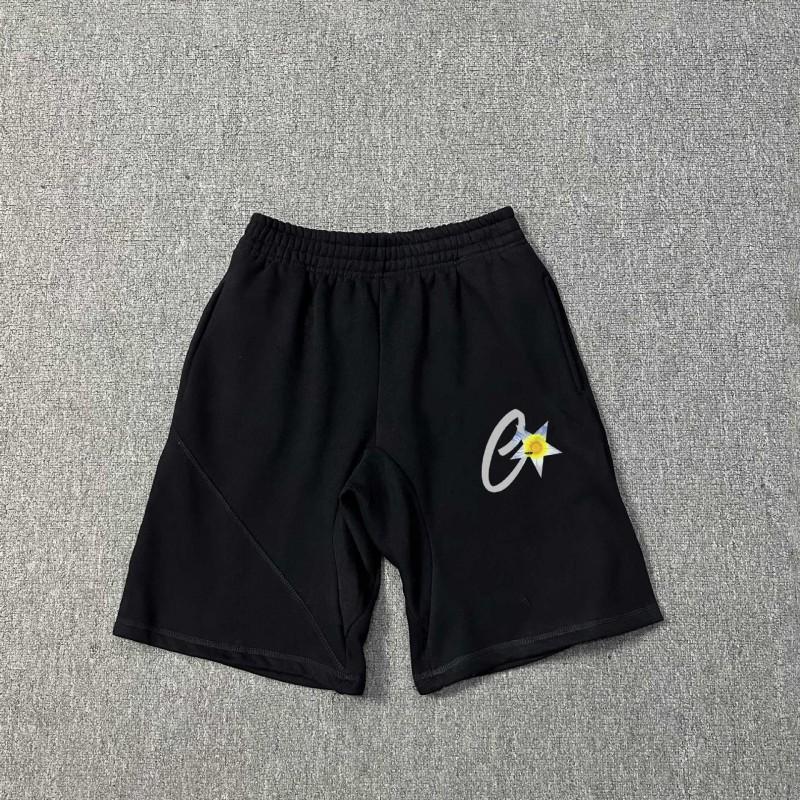Cort Short Devil Island Print Shorts Mens Hip Hop Skate Casual Sweatpants Trendy Streetwear