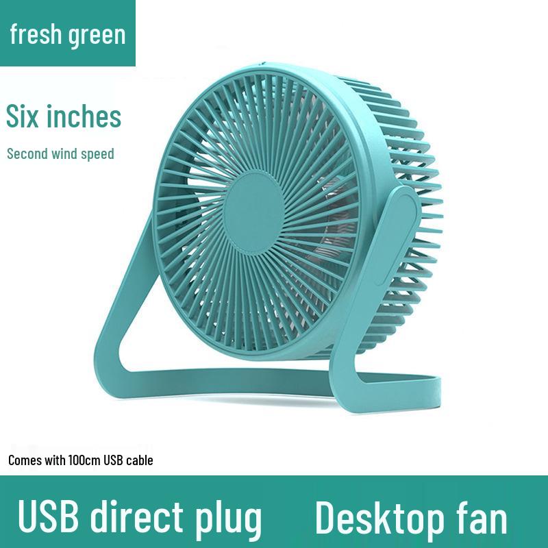 5-Inch USB Mini Electric Desk Fan, Silent Student Office Cooling