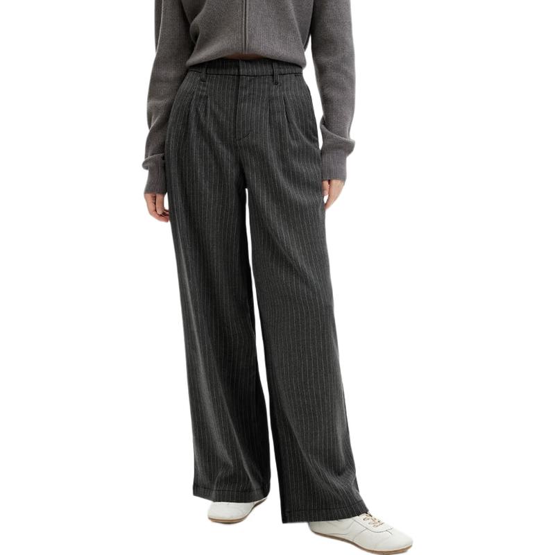 VEROMODA 2024 Early Autumn High-Waist Wide-Leg Spliced Jeans L