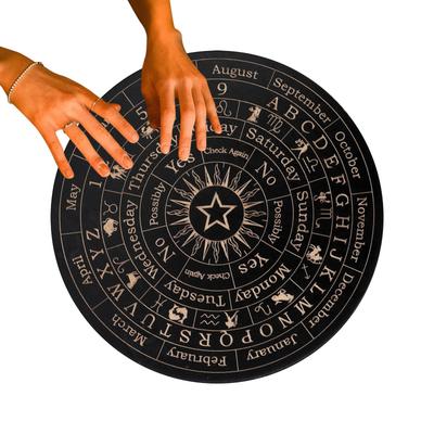Spirit Board Divination Entscheidungsfinder Planchette Dekorative Nachricht Holzbretter Ouija Brettspiel Wahrsagerei Divination