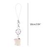 Acrylic Rabbit Keychain Delicate Flower Bowknot Keyring for Bags Backpacks