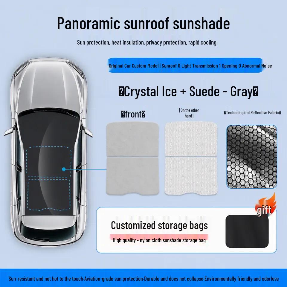 Sunroof Sunshade for 26 YU7 Models – Standard Edition, Car Roof Canopy, Sun Protection & Heat Insulation