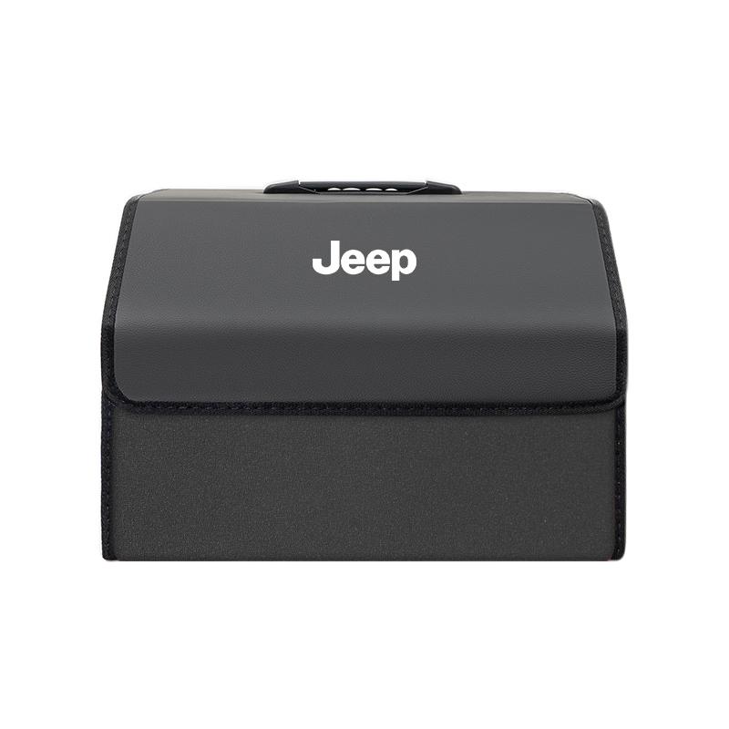 Jeep Folding Car Storage Bag Trunk Organizer Box Tools Tidying sticker For Renegade Liberty XJ Wrangler Cherokee JL JK Gladiator